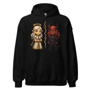 Licht und Schatten - Unisex-Kapuzenpullover