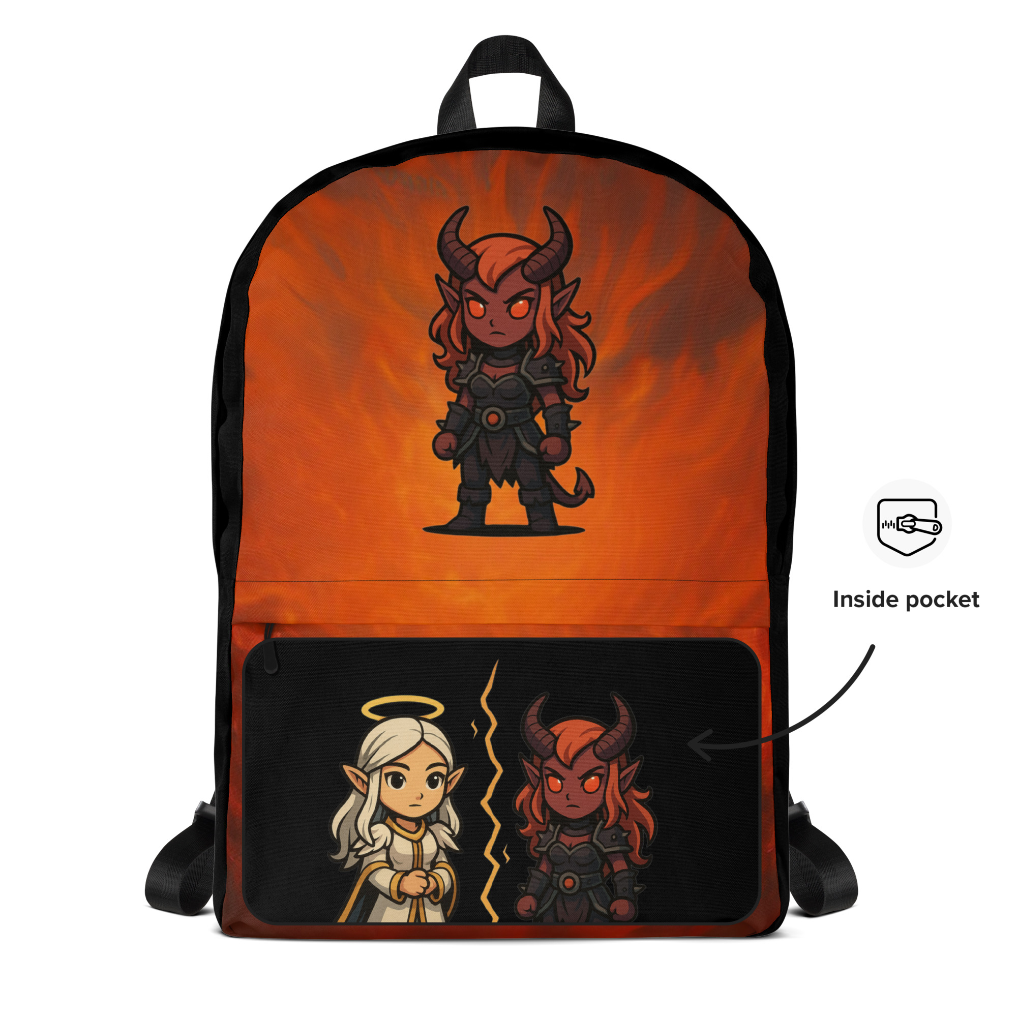 Infernalische Kriegerin - Rucksack – Bild 7