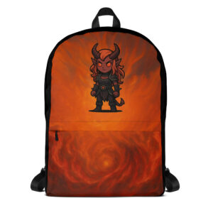 Infernalische Kriegerin - Rucksack