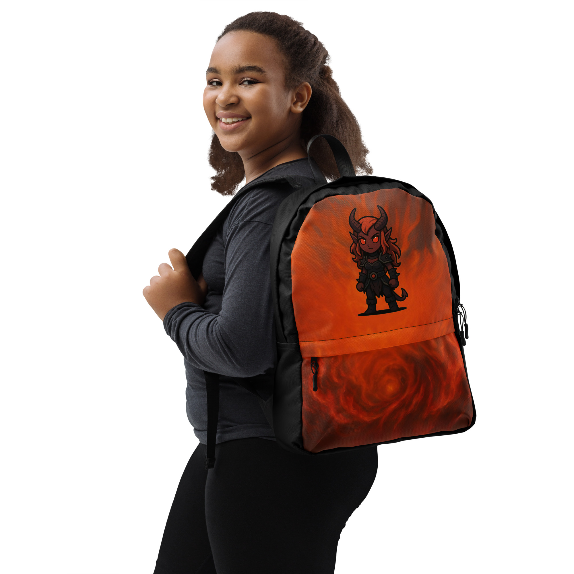 Infernalische Kriegerin - Rucksack – Bild 4