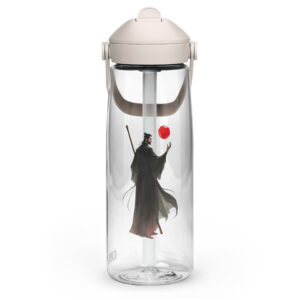 Arcane Dice Mage - Wasserflasche mit umklappbarem Trinkhalm 739ml (25oz)