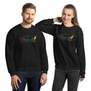 Wüerfelfuchs-Logo - Unisex-Pullover