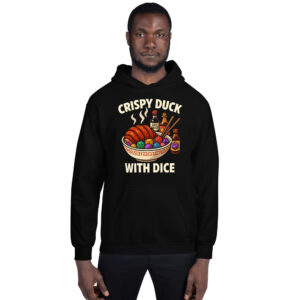 CRISPY DUCK WITH DICE - Unisex-Kapuzenpullover