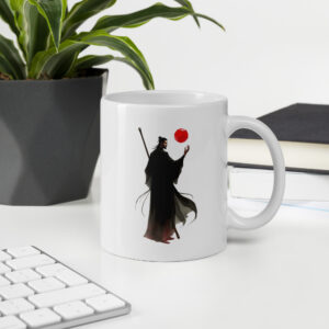 Arcane Dice Mage - Weiße, glänzende Tasse