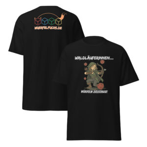 Waldläuferinnen würfeln...  –  Klassisches Unisex T-Shirt mit Werbung