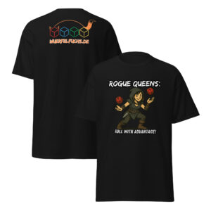 Rogue Queens roll with Attitude! -  Klassisches Unisex T-Shirt mit Werbung