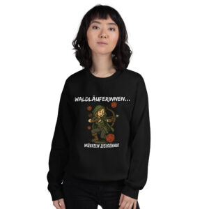 Waldläuferinnen würfeln... - Fantasy RPG Unisex-Pullover