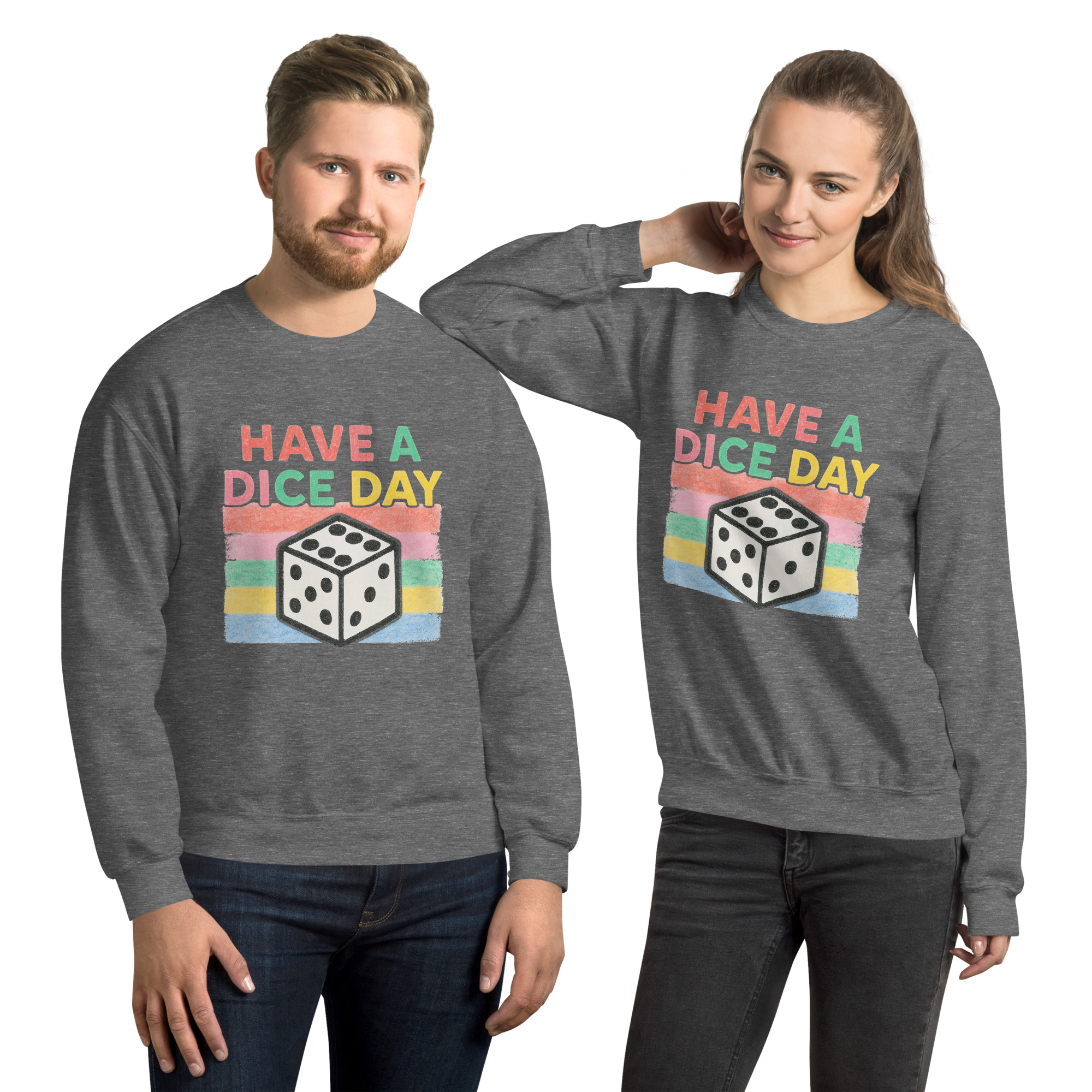 HAVE A DICE DAY - Unisex-Pullover – Bild 8