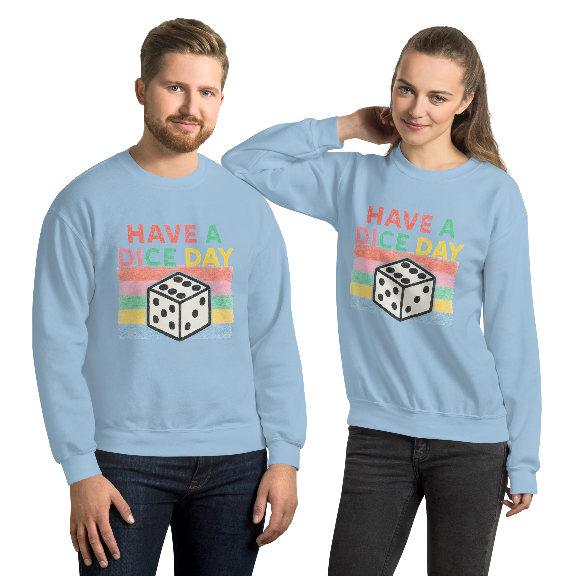 HAVE A DICE DAY - Unisex-Pullover – Bild 11