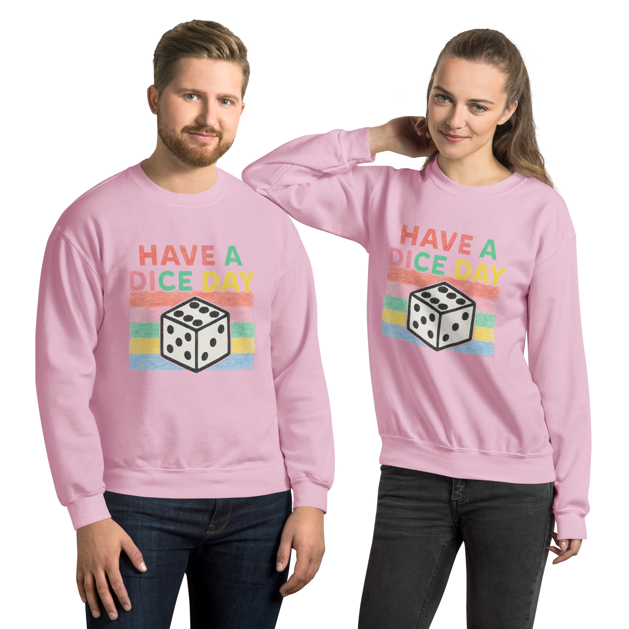 HAVE A DICE DAY - Unisex-Pullover – Bild 13