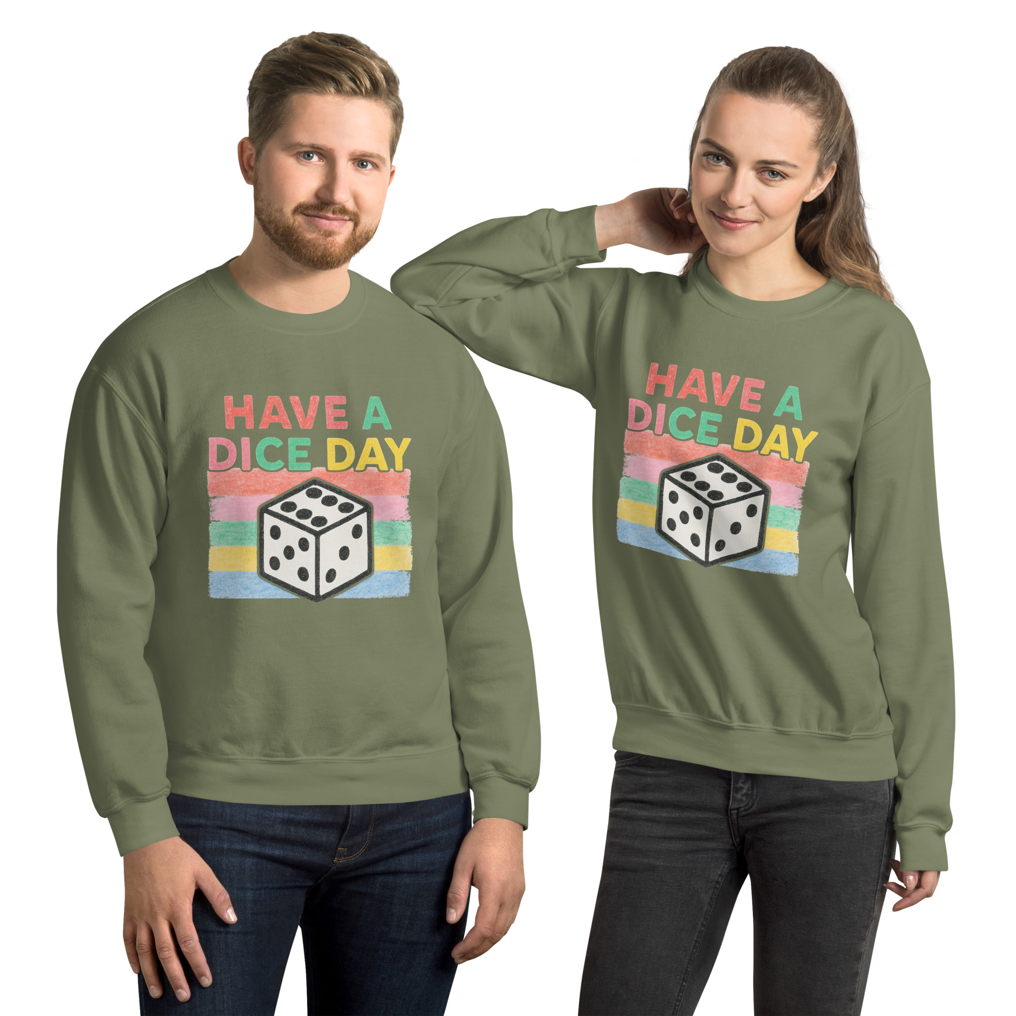 HAVE A DICE DAY - Unisex-Pullover – Bild 10