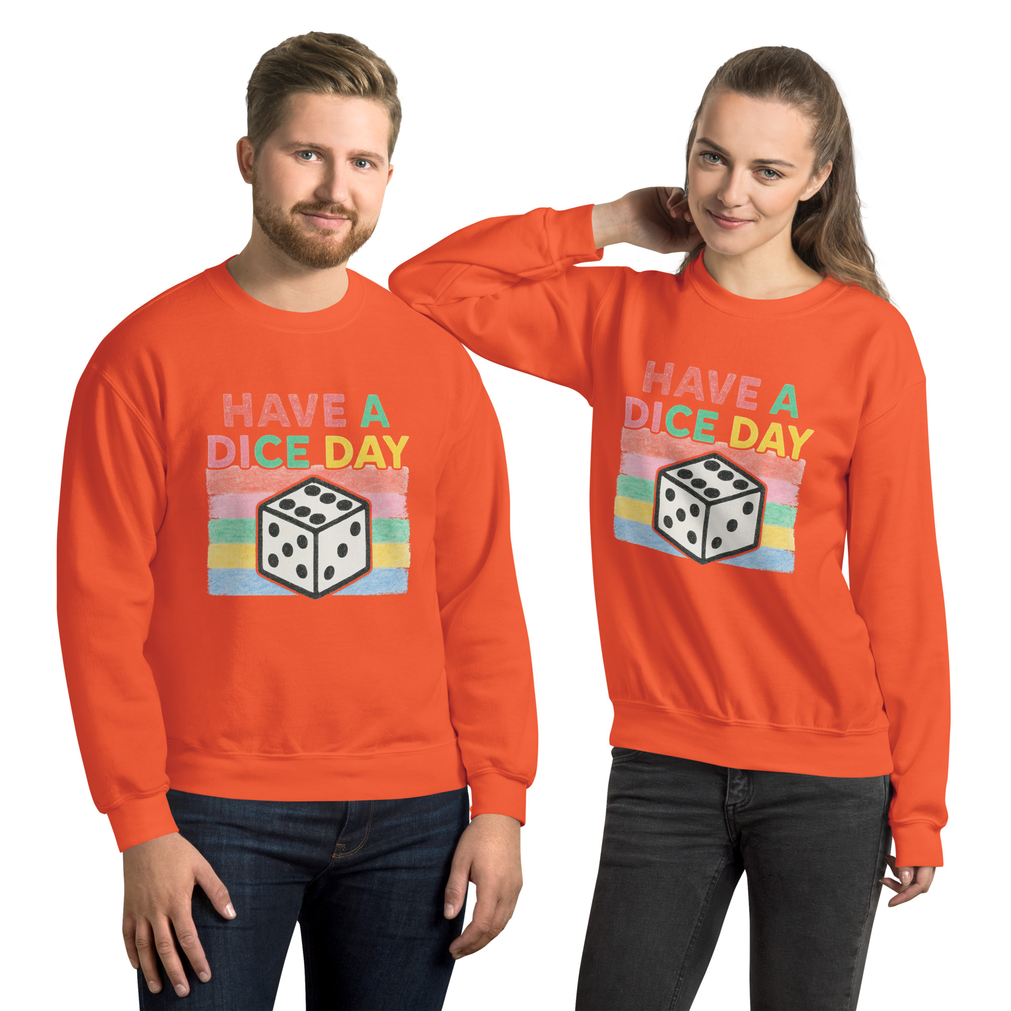 HAVE A DICE DAY - Unisex-Pullover – Bild 9