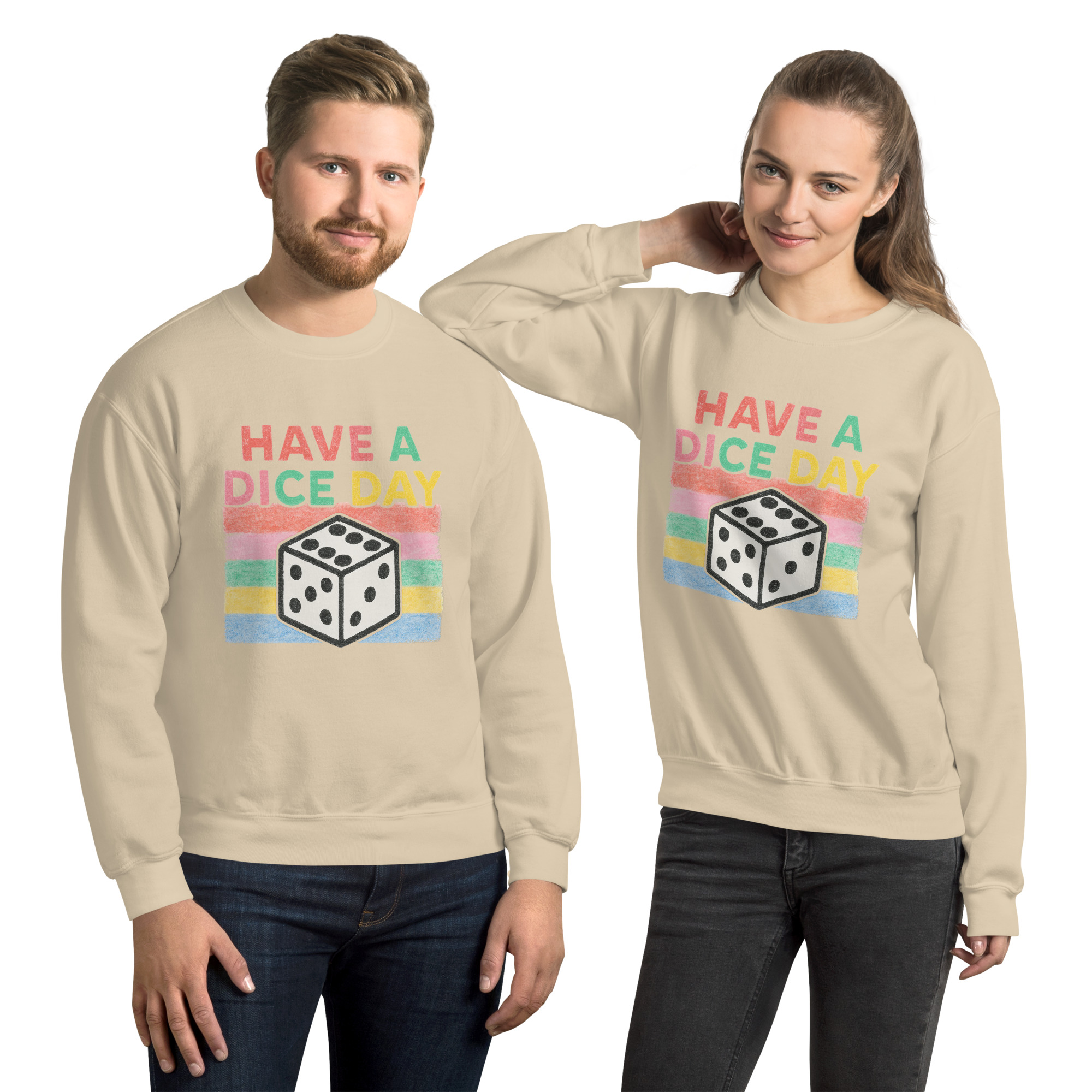 HAVE A DICE DAY - Unisex-Pullover – Bild 12