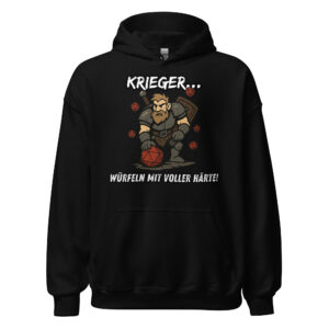 Krieger würfeln... - Fantasy Unisex-Kapuzenpullover