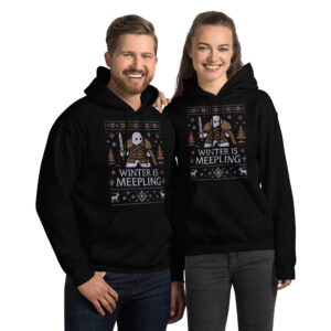 Winter is Meepling - Unisex-Kapuzenpullover