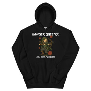 Ranger Queens roll with Attitude! - Fantasy RPG Unisex-Kapuzenpullover