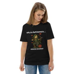 Waldläuferinnen würfeln... - Fantasy RPG Unisex-Bio-Baumwoll-T-Shirt