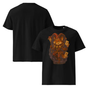 Evil Jester - Fantasy Unisex-Bio-Baumwoll-T-Shirt
