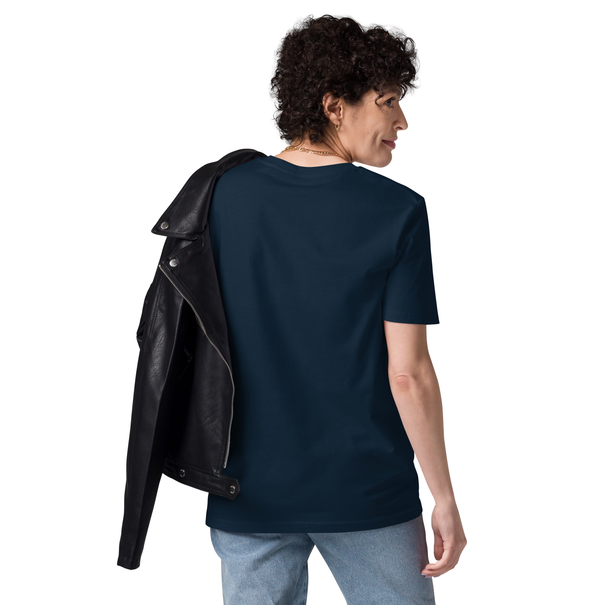Kriegerinnen würfeln mit eiserner Härte - DTF-Unisex-Bio-Baumwoll-T-Shirt – Bild 4