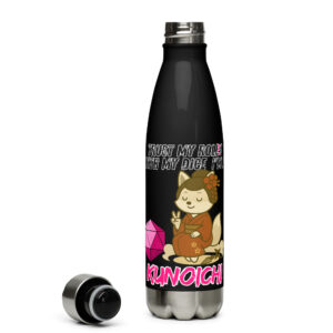 Dicefox Kunoichi – Trust my roll(e)! - Edelstahl Trinkflasche 500ml