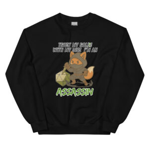Dicefox Assassin – Trust my roll(e)! - Unisex-Pullover