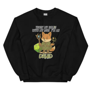 Dicefox Druid – Trust my roll(e)! - Unisex-Pullover