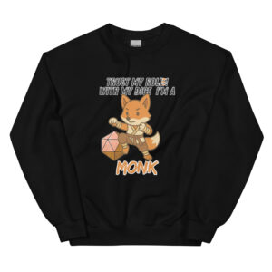 Dicefox Monk – Trust my roll(e)! - Unisex-Pullover