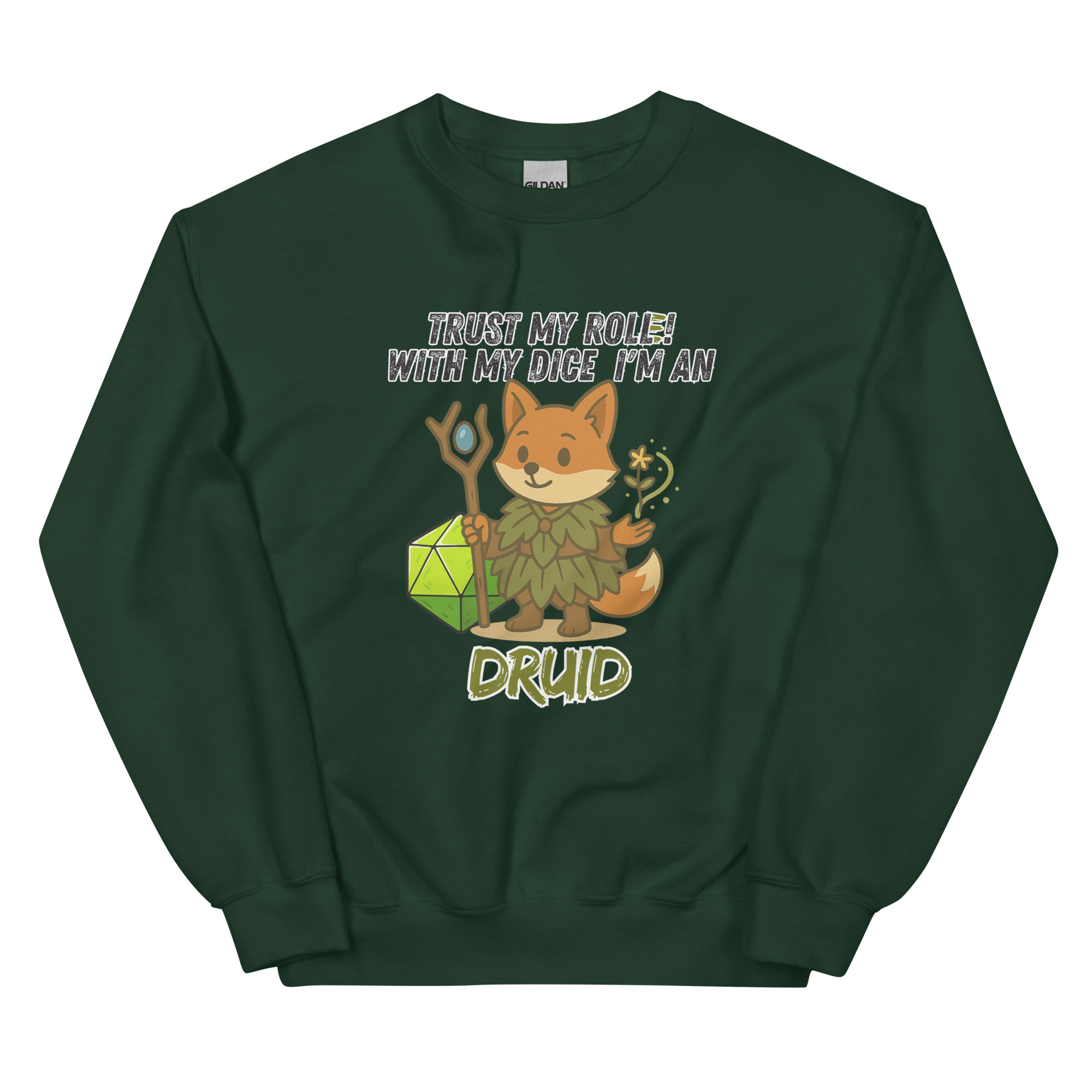 Dicefox Druid – Trust my roll(e)! - Unisex-Pullover – Bild 7