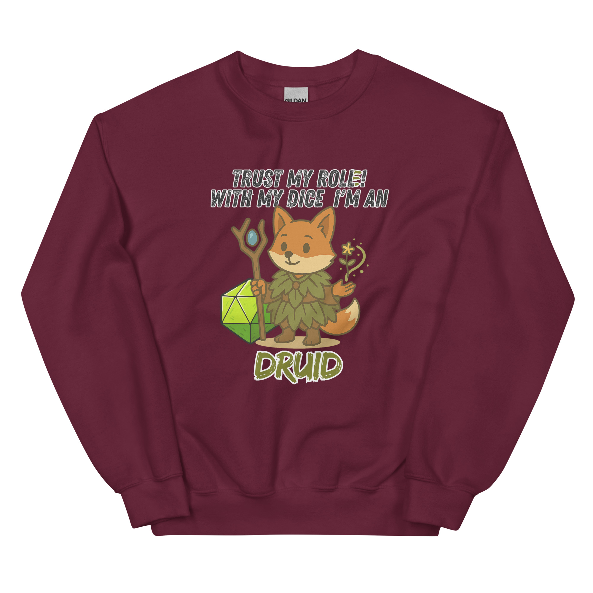 Dicefox Druid – Trust my roll(e)! - Unisex-Pullover – Bild 5