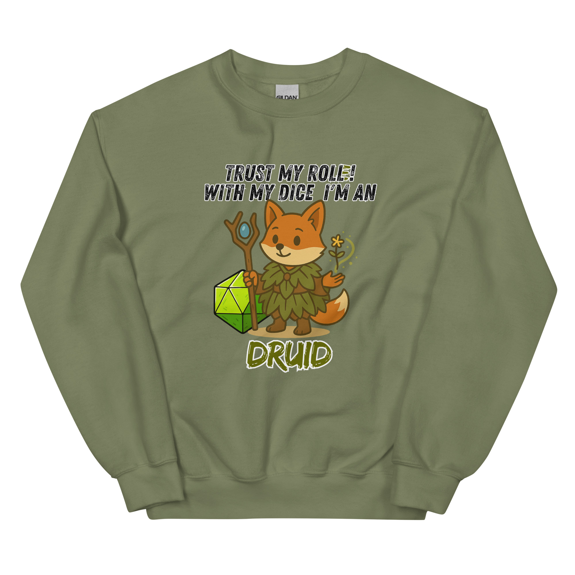 Dicefox Druid – Trust my roll(e)! - Unisex-Pullover – Bild 19
