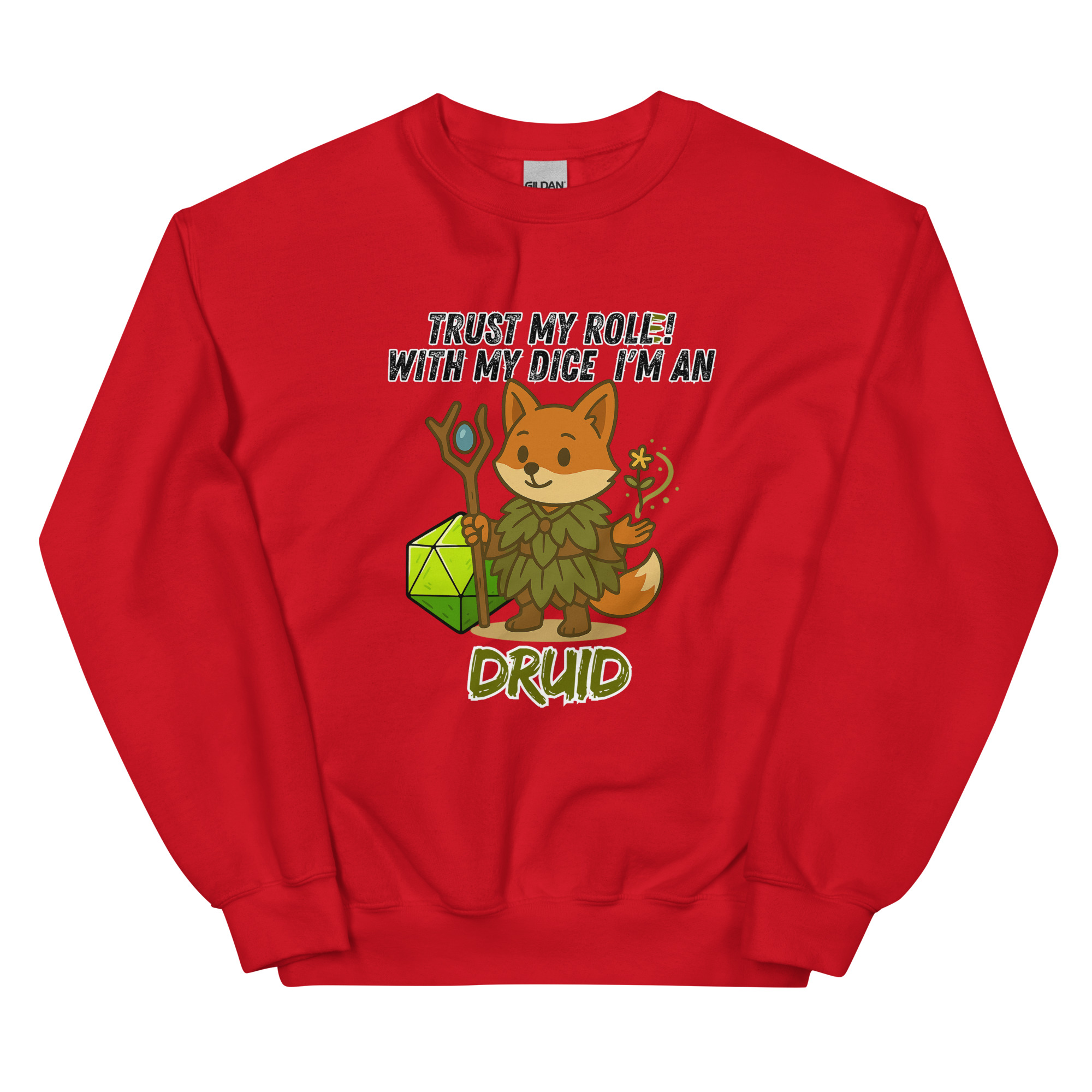 Dicefox Druid – Trust my roll(e)! - Unisex-Pullover – Bild 9