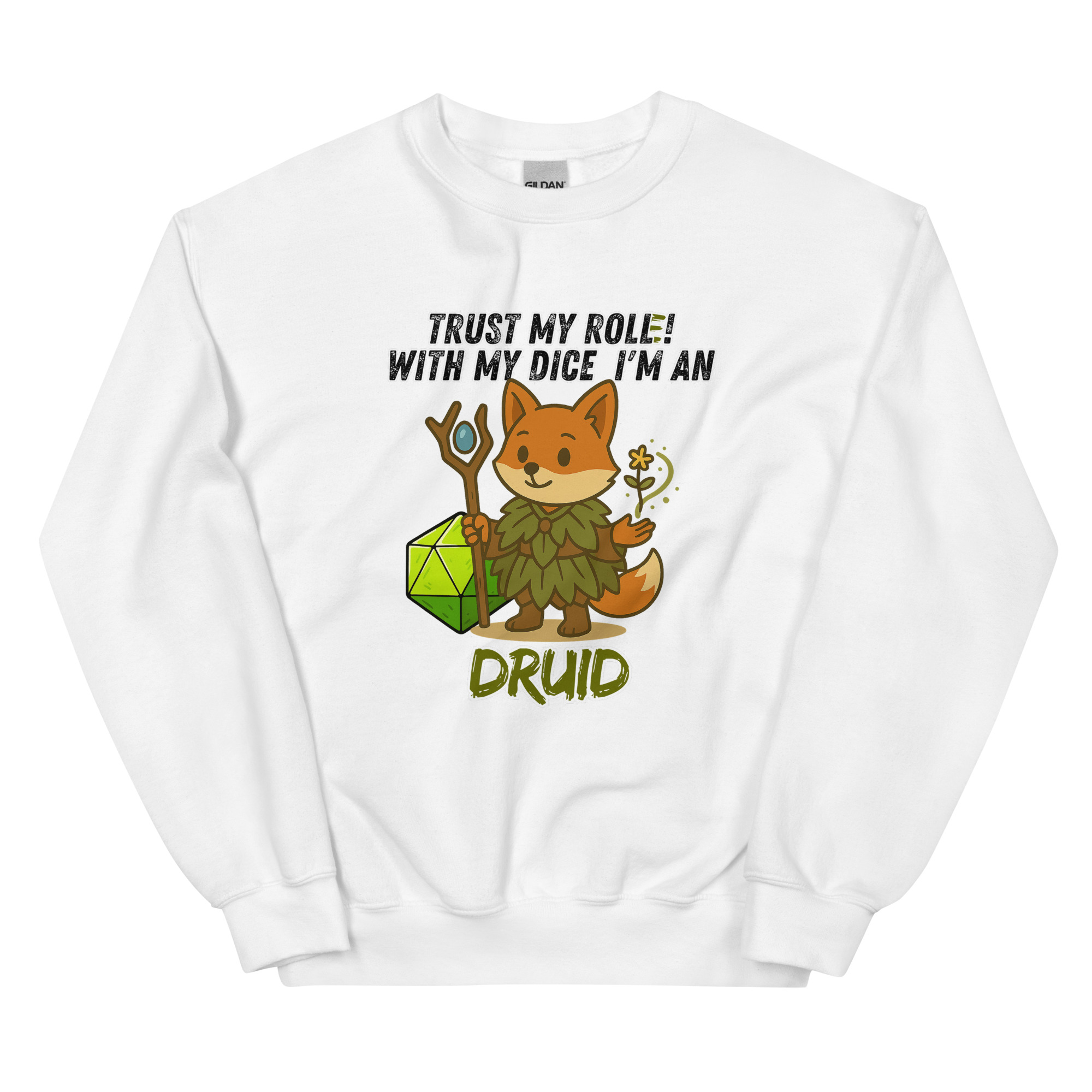 Dicefox Druid – Trust my roll(e)! - Unisex-Pullover – Bild 27
