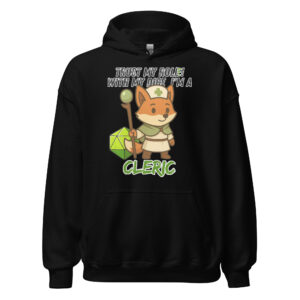 Dicefox Cleric – Trust my roll(e)! - Unisex-Kapuzenpullover