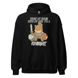 Dicefox Knight – Trust my roll(e)! - Unisex-Kapuzenpullover