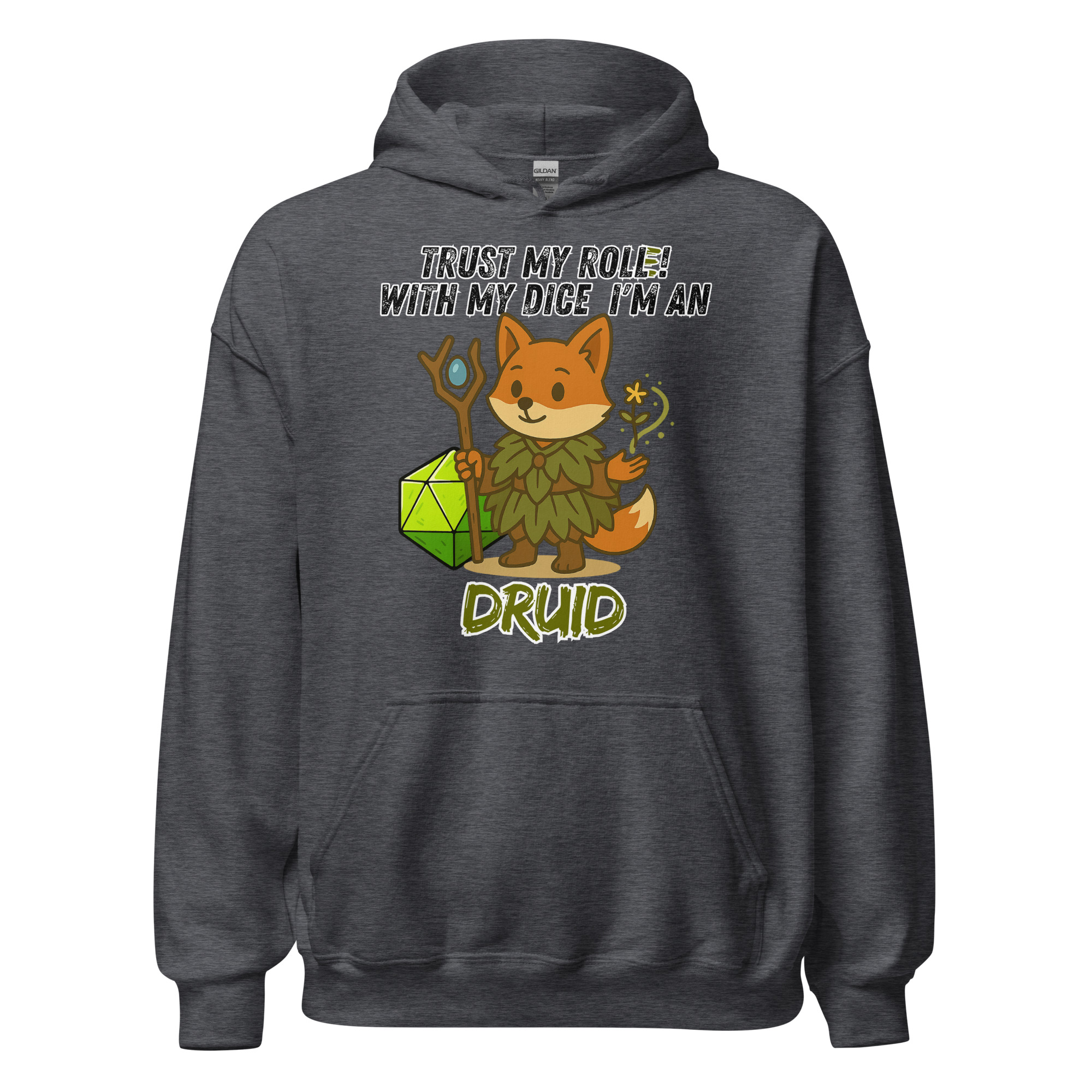 Dicefox Druid – Trust my roll(e)! - Unisex-Kapuzenpullover – Bild 11