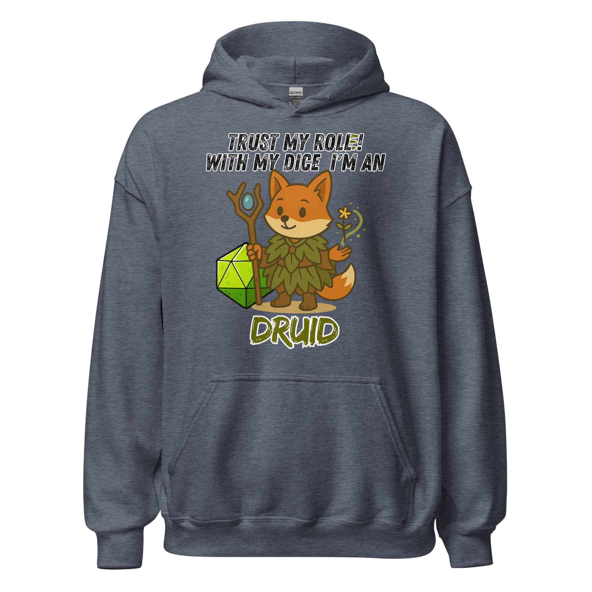Dicefox Druid – Trust my roll(e)! - Unisex-Kapuzenpullover – Bild 15