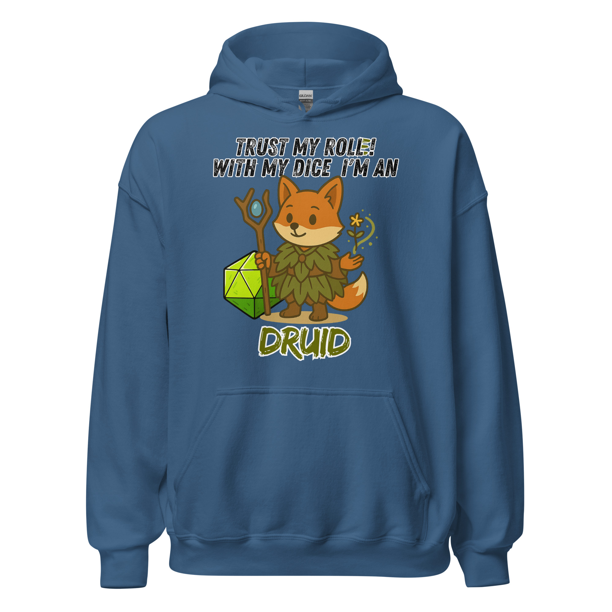 Dicefox Druid – Trust my roll(e)! - Unisex-Kapuzenpullover – Bild 13