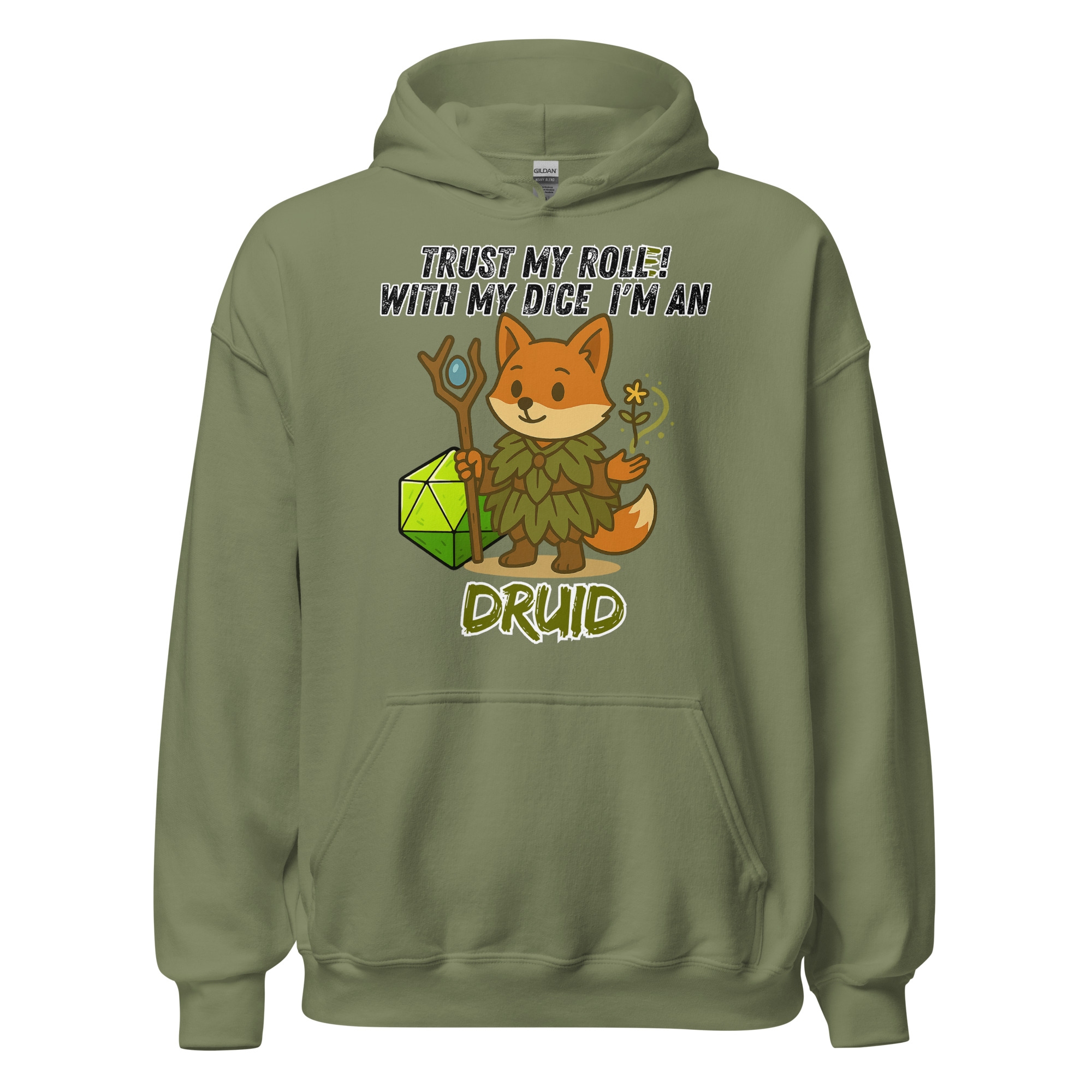 Dicefox Druid – Trust my roll(e)! - Unisex-Kapuzenpullover – Bild 19