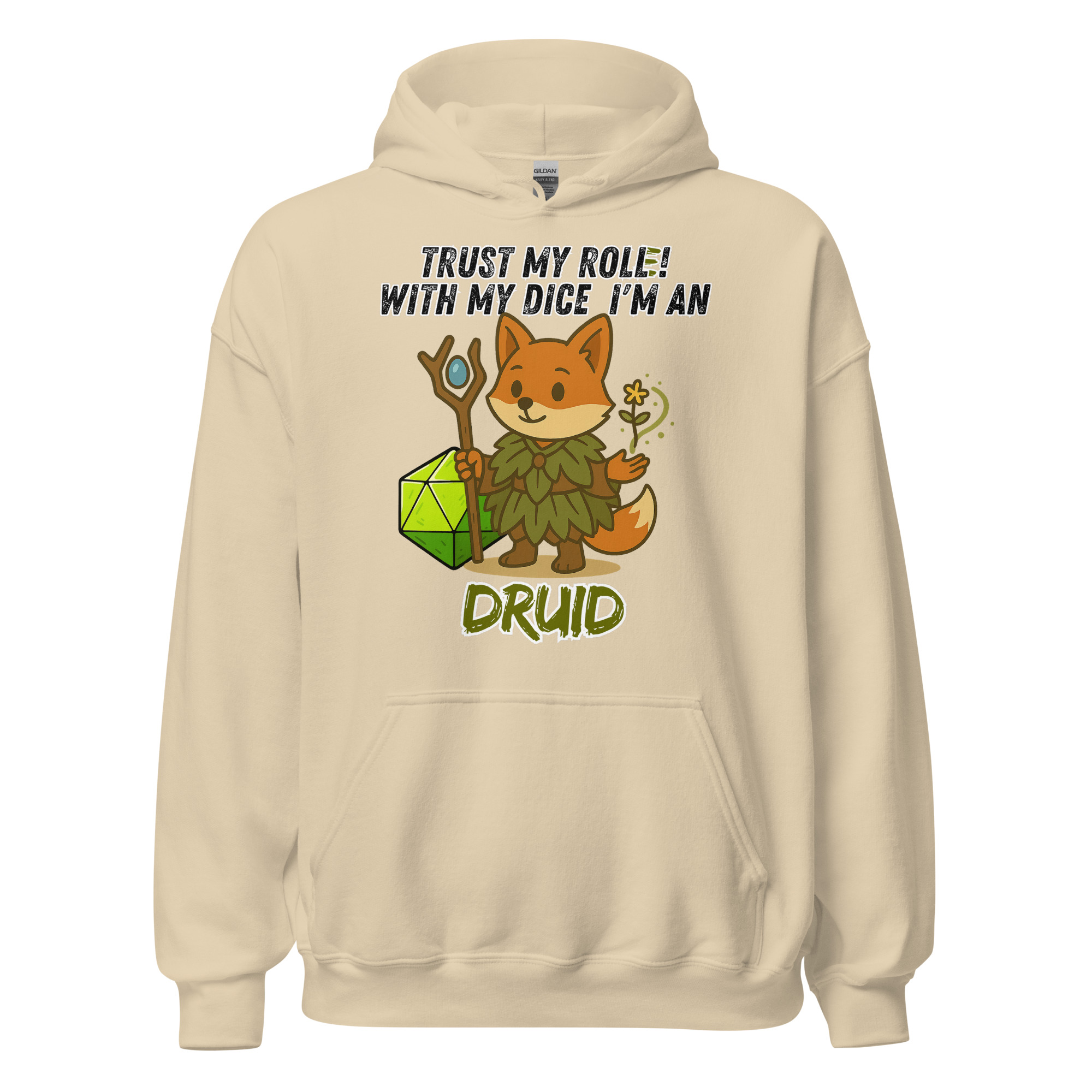 Dicefox Druid – Trust my roll(e)! - Unisex-Kapuzenpullover – Bild 23