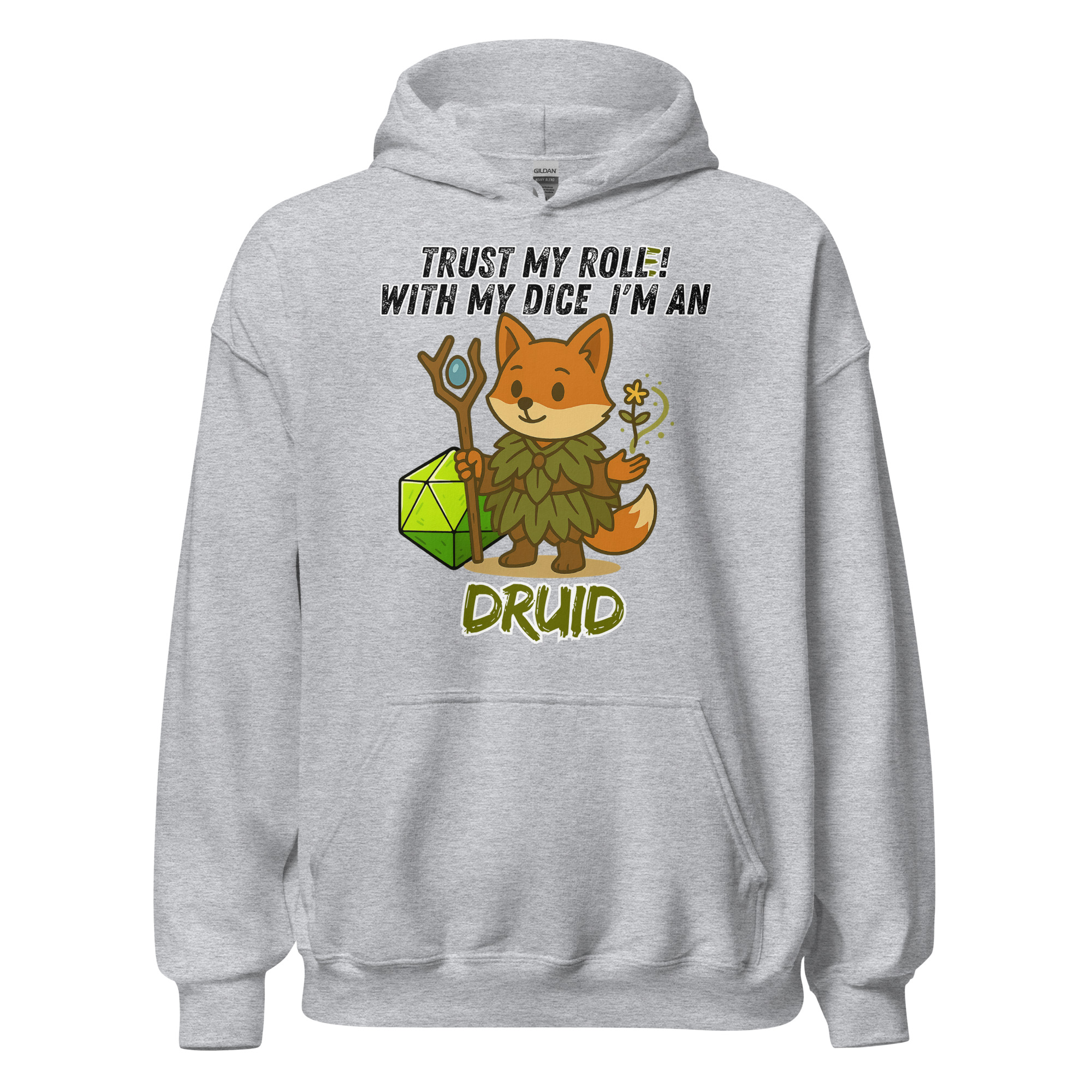 Dicefox Druid – Trust my roll(e)! - Unisex-Kapuzenpullover – Bild 21