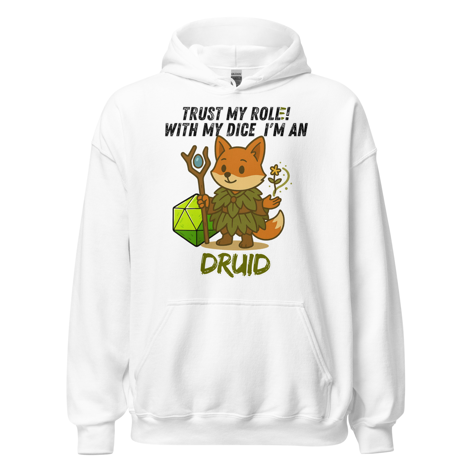 Dicefox Druid – Trust my roll(e)! - Unisex-Kapuzenpullover – Bild 25