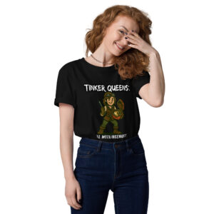 Tinker Queens roll with Attitude - Unisex-Bio-Baumwoll-T-Shirt