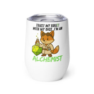Dicefox Alchemist – Trust my roll(e)! - Weinbecher 355 ml (12 oz)