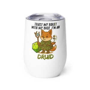 Dicefox Druid – Trust my roll(e)! - Weinbecher 355 ml (12 oz)
