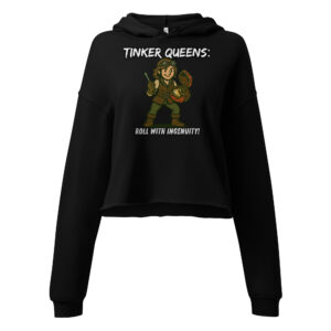 Tinker Queens roll with Attitude - Crop-Hoodie