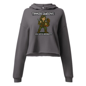 Tinker Queens roll with Attitude - Crop-Hoodie