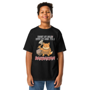 Dicefox Barbarian – Trust my roll(e)! - Klassisches T-Shirt für Jugendliche