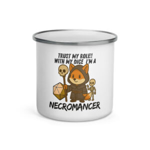 Dicefox Necromancer – Trust my roll(e)! - Emailletasse