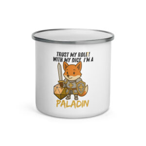 Dicefox Paladin – Trust my roll(e)! - Emailletasse