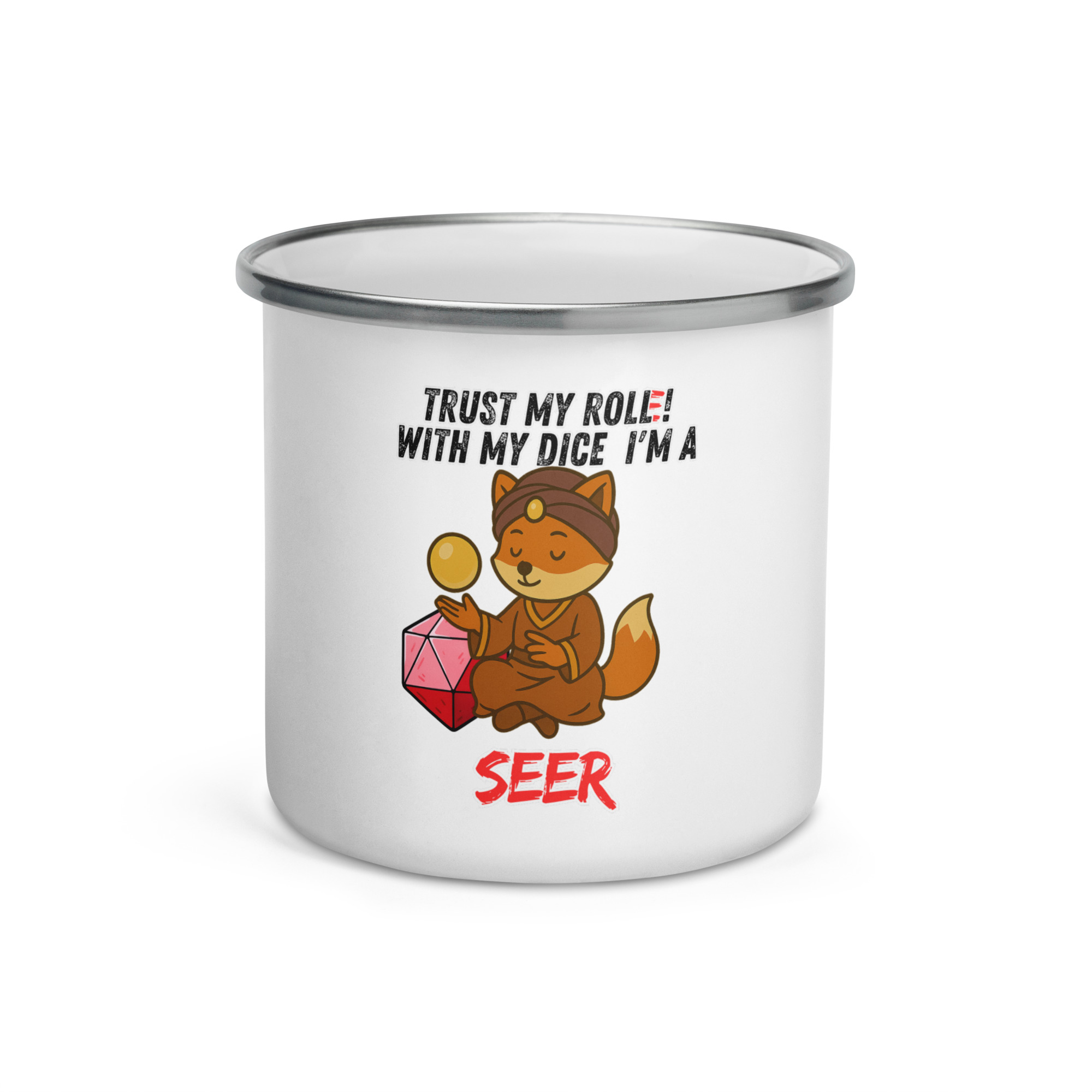Dicefox Seer – Trust my roll(e)! - Emailletasse